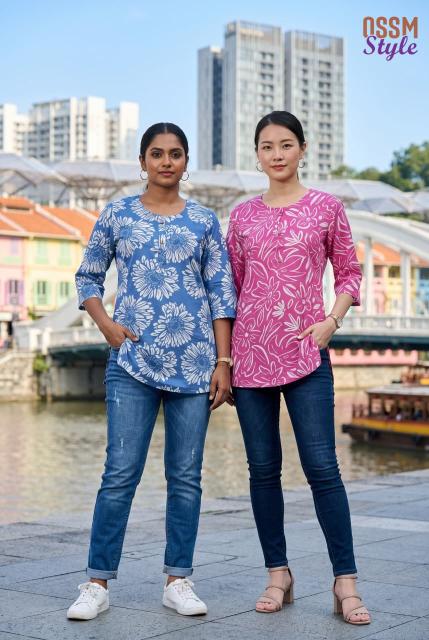 Ossm style 198 short top wholesale kurti manufacturers with my name